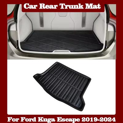 For Ford Kuga Escape MK3 2019 2020 2021 2022 2023 2024 Car Rear Trunk Mat Luggage Liner Tray Waterproof Floor Pad Auto Parts