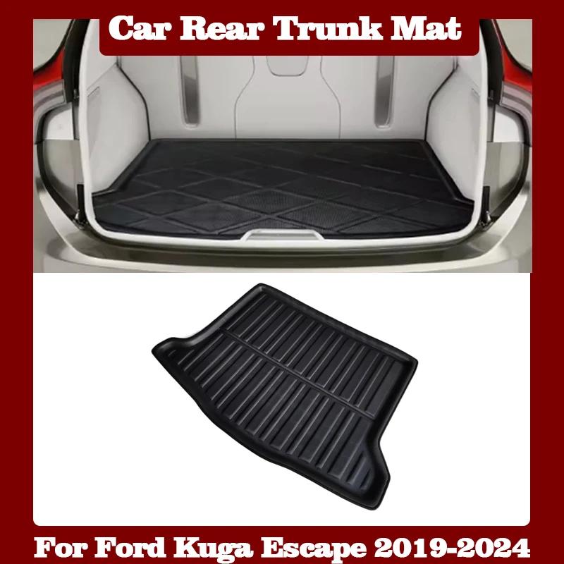 For Ford Kuga Escape MK3 2019 2020 2021 2022 2023 2024 Car Rear Trunk Mat Luggage Liner Tray Waterproof Floor Pad Auto Parts