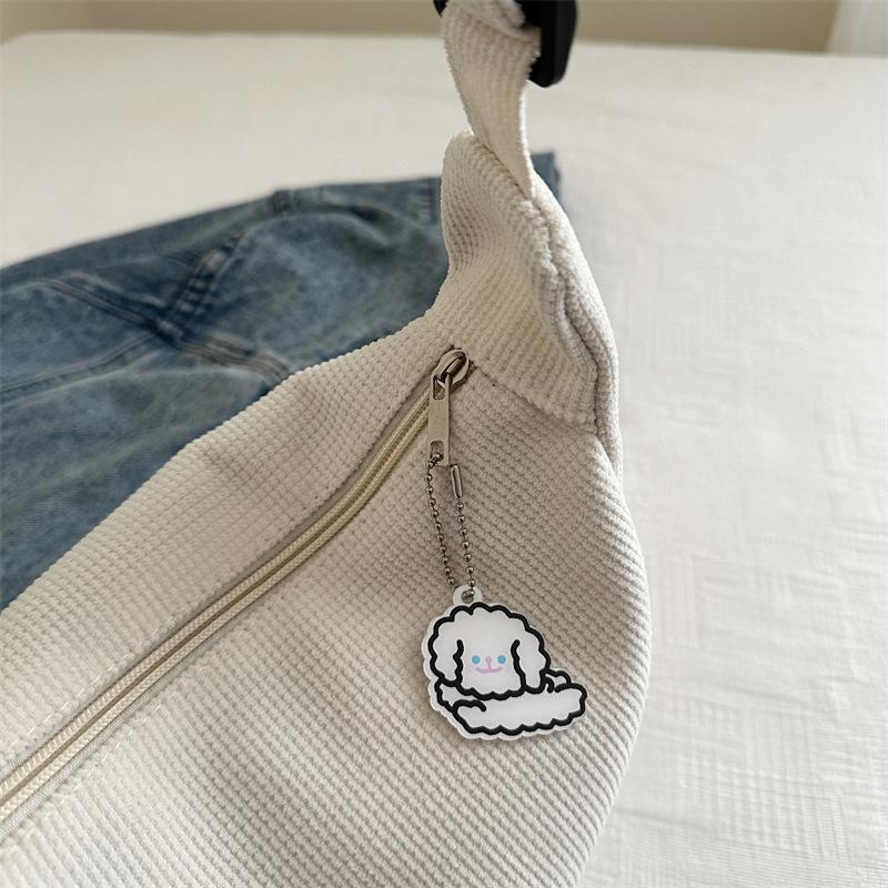 2025 lazy wind Japanese tide literary shoulder bag messenger bag chic student leisure Korean version women's simple dumpling bag