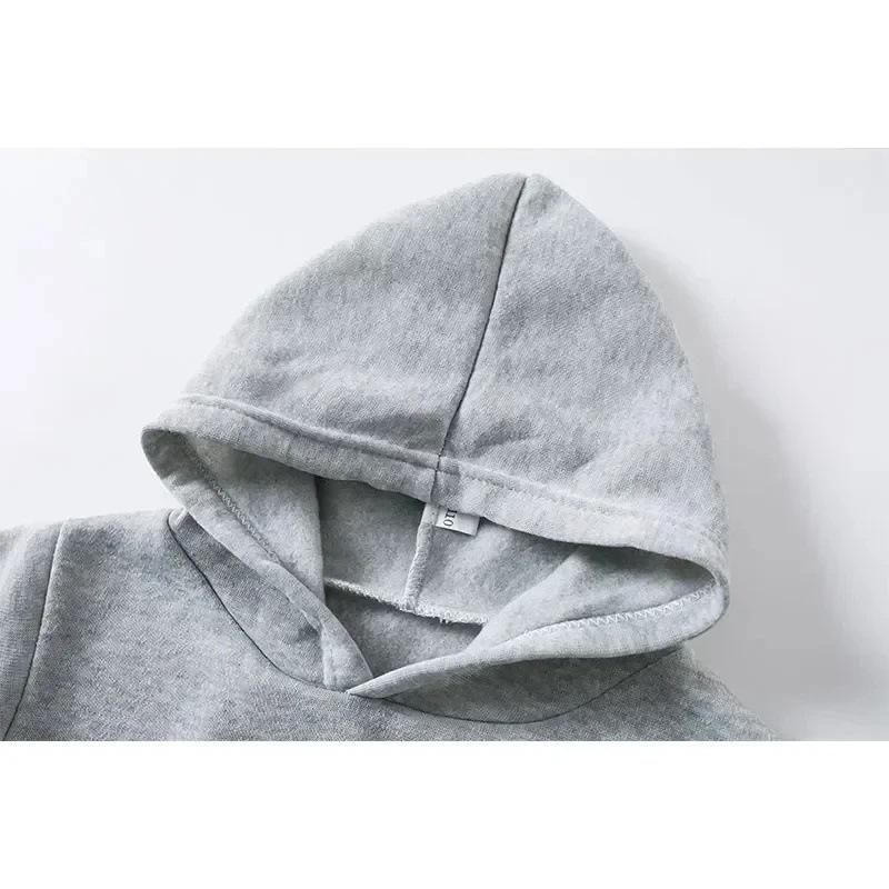 "Never Give Up" Letter Print Children's Sweatshirt - Spring Sportswear for Boys & Girls