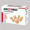 100pcs of Self-Adhesive Bandages, Breathable and Sterile Dressings Suitable for Various Shapes Emergency Wound Care
