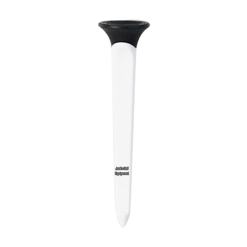 Durable Two-Color Square Golf Tee: ABS Plastic & Soft Rubber Cup Design