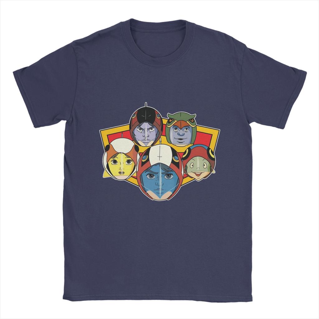 Men's Battle of the Planets Gatchaman  T Shirt  Cotton Clothing Funny Short Sleeve Round Collar Tees 6XL T-Shirt