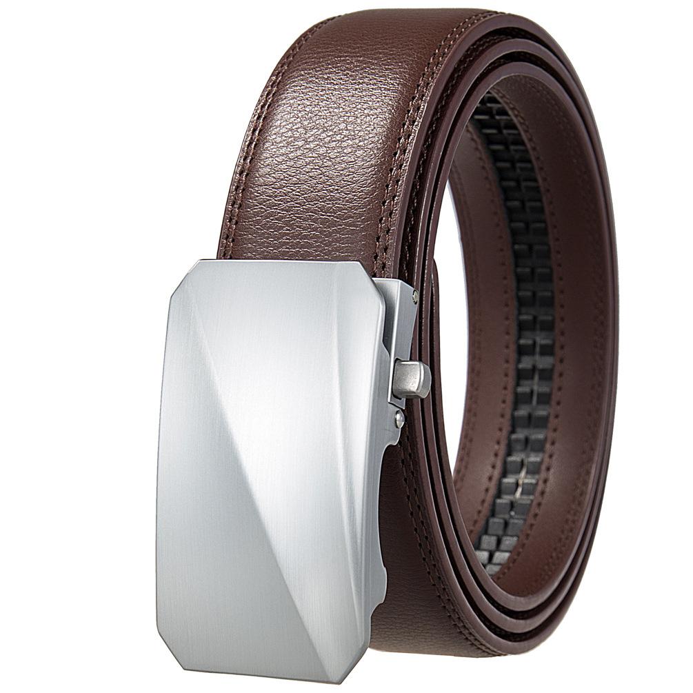 

Двухслойный ремень, повседневный деловой ремень, ремень для мужчин, ремень с автоматической пряжкой Ly36-25564-1 110cm-130cm