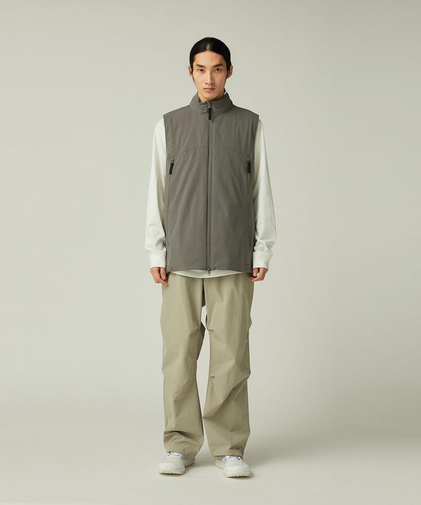 Snow Peak Breathable Insulated Vest and Size L JK-25AU028, Men's Women's, Gray,