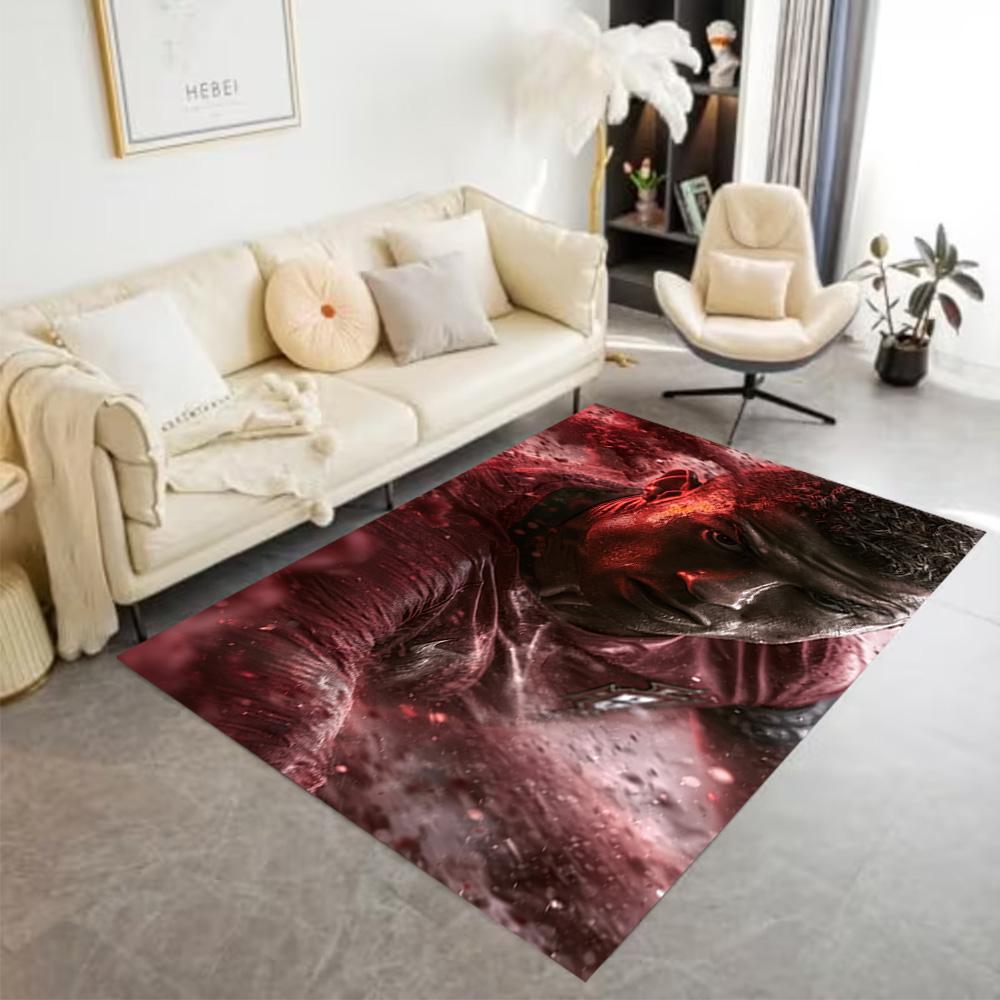 Superhero Action Floor Rug Office Rug Suitable for Bedrooms Dormitory Playrooms Living Rooms Anti-slip Rug Decorate Offices