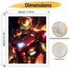 Disney Oil Painting DIY Digital Painting Iron Man Hero Character HandPainted Wall Art for Living Room and Entryway Decor.