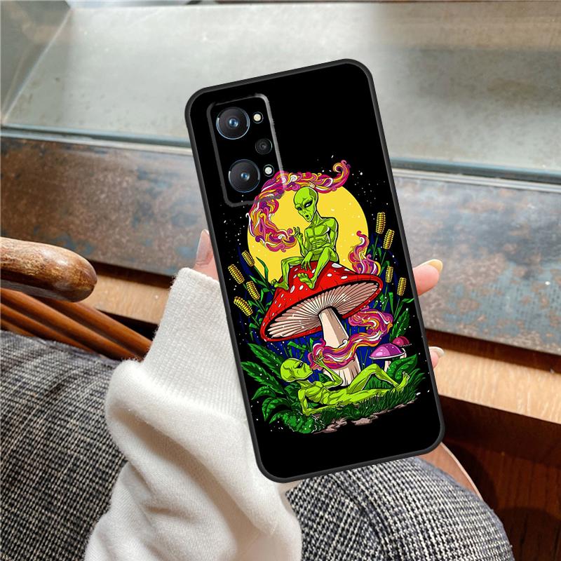 Mushroom Moon Shroom Farmer Case For Realme 13 Pro Plus 11 12 14 C71 C75 C55 C51 C53 C25 C63 C61 C65 C67 GT6 GT7 15 Pro