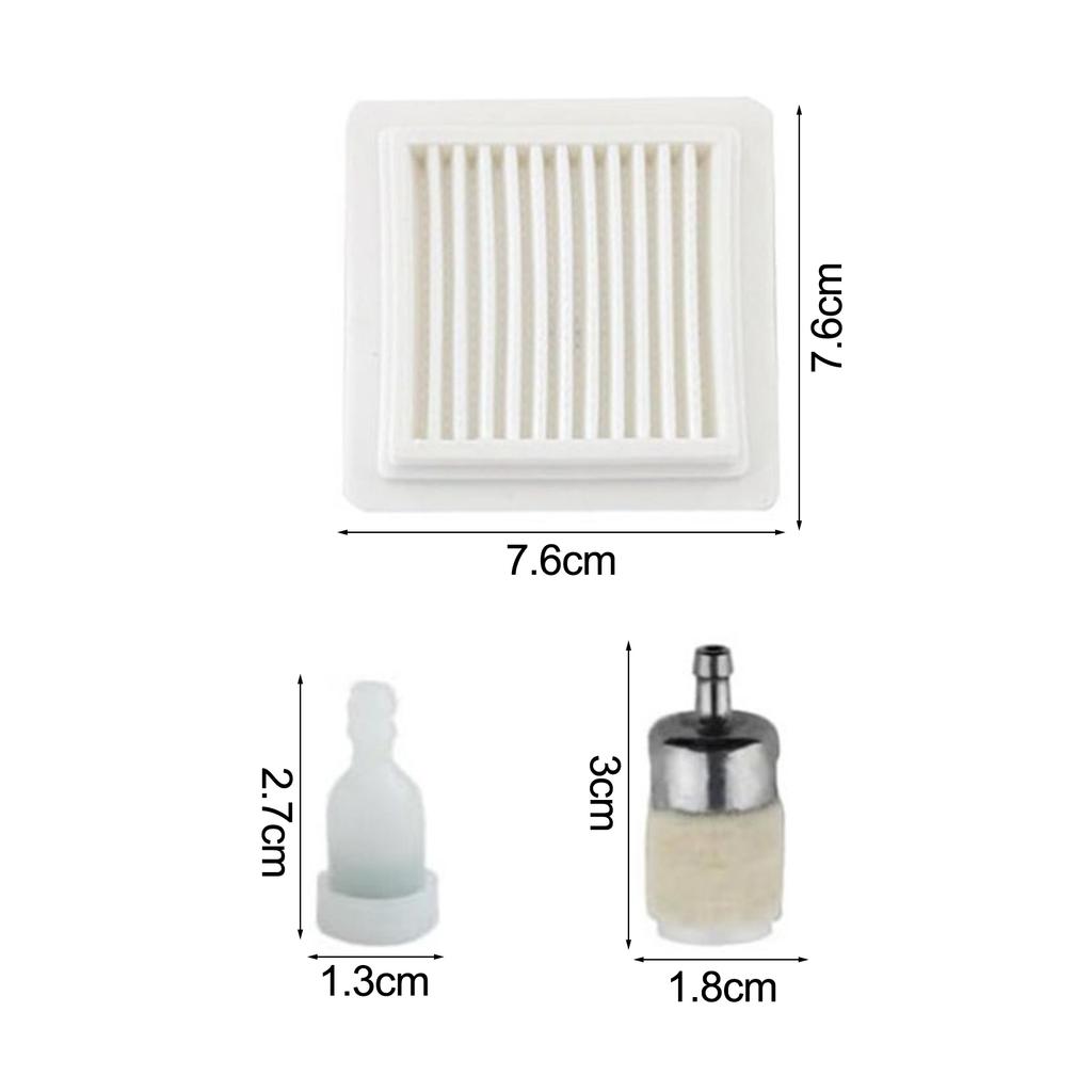 Engine Air Filter Kit for PAS2620 SRM3020 Trimmer A226002030 Compatible with PE 2620 Series Trimmers and Edgers