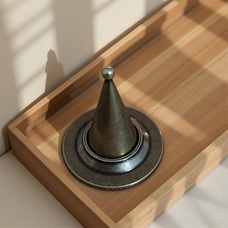 Mini Kovová Forma na Výrobu Vonných Kuželů Věžová Forma na Vonná Kadidla DIY Forma na Vonná Kadidla Tvary Kužele a Talíře Příslušenství k Vonným Hořákům Domácí Dekorace