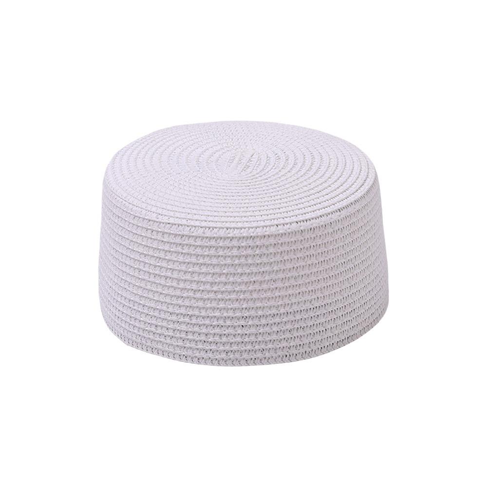 Solid Brimless Cap Structured Crown Painter Hat New Round Dress Hat Women's