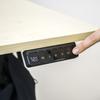 Electric adjustable automatic high standing desk 120x60 beige