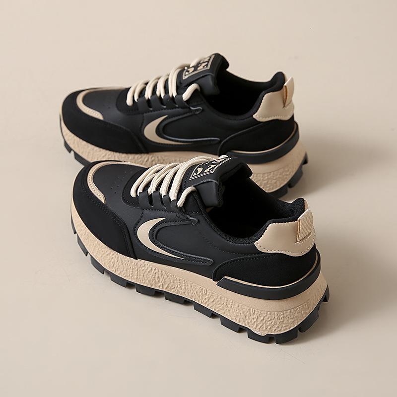 Schuhe Damen 2025 Frühling Neue Studentin Laufen Sport Vielseitig Höhenvergrößernde Dad Shoes