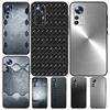 Steel Iron Metal Pattern Case For Xiaomi 13T Pro 12T 11T 12 14 13 Lite 12X POCO F5 X3 X5 Pro X4 F4 M5 M5s F3 Cover
