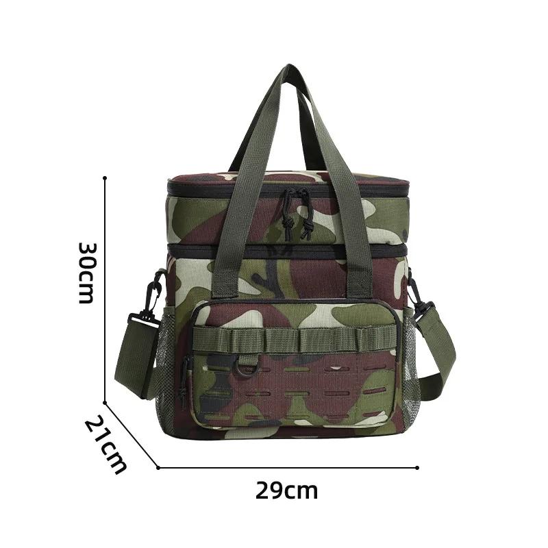 Thermal Picnic Cooler Backpack Refrigerator Outdoor Camping Insulated Bag Travel Beach Beer Leak-proof Food Storage Bag