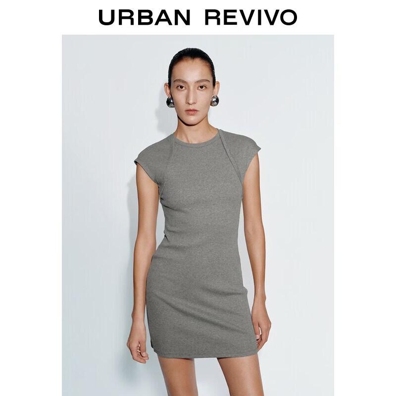 

UR Women s Slim-Fit Fake Two-Piece Mini Dress XL