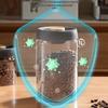 High Borosilicate Glass Coffee & Tea Vacuum Storage Jar