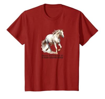 Watercolor Horse, Horse Riding, Graceful Fast Running Horse T-shirt