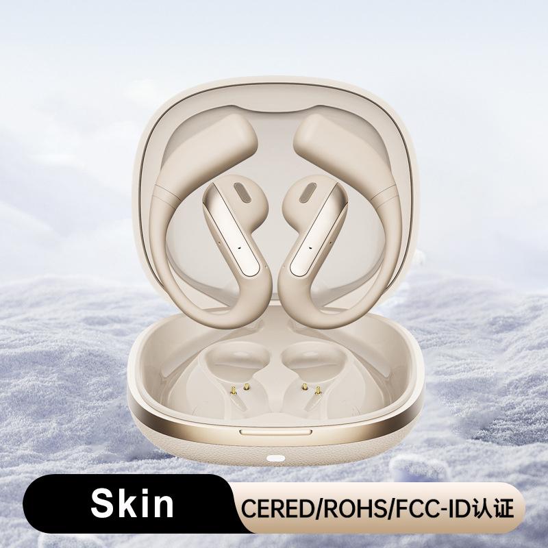 Smart AI Translation Headset Stereo Sound Semi-in-ear Air Conduction True Wireless Sports Long-lasting Bluetooth Headset