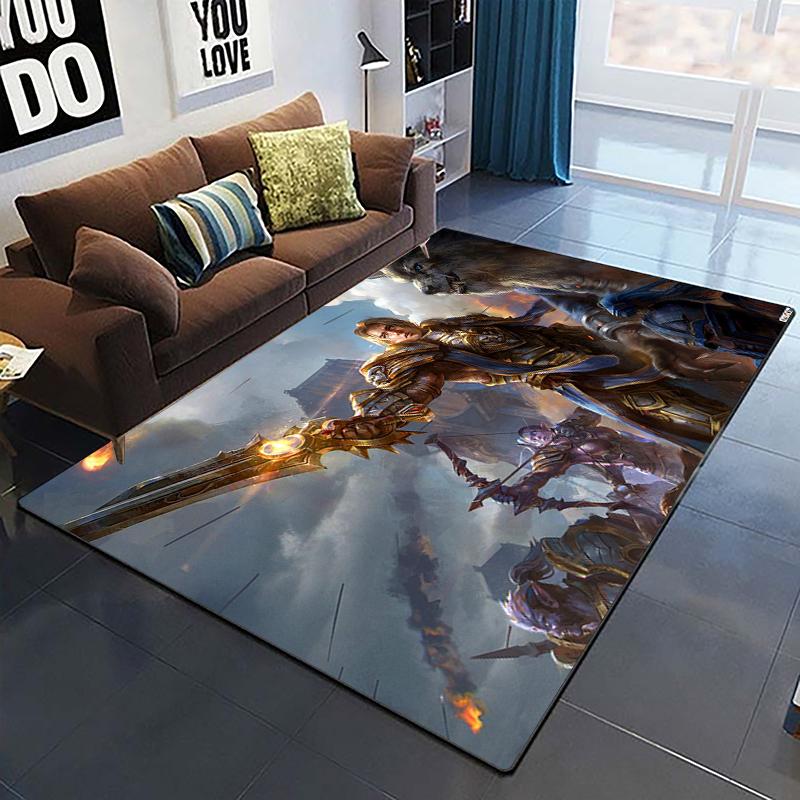 

Игровой ковер World of Warcraft для гостиной, коврики для кемпинга, странные вещи, коврик для пикника, противоскользящий коврик для киберспорта, коврик для йоги, подарок для фанатов 40x60cm(15x23 in)