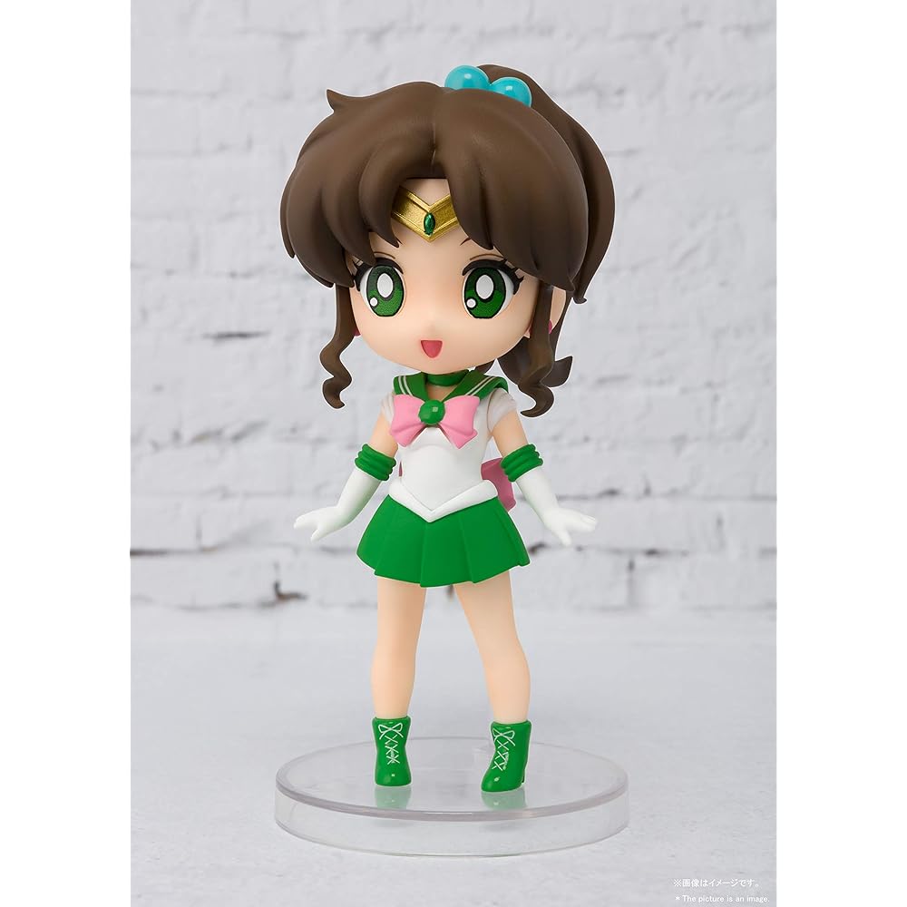 TAMASHII NATIONS Figuarts Mini Sailor Moon Sailor Jupiter 90mm PVC ABS Painted Action Figure