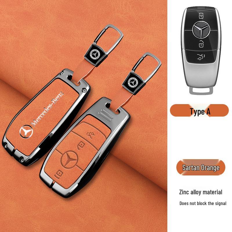 Luxury Mercedes Key Cover for C260L, C200L, GLC300L, E300L & 2024 S-Class