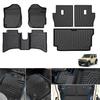 Virauto 3D Floor Mats and Luggage Mats for Suzuki New Jimny Nomad JC74W Full Set 2025 TPE Trunk Scratch Stain Abrasion Easy Easy Custom Set of 6