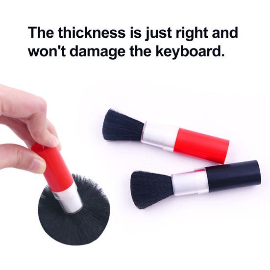 2Pcs Cleaning Brush Lipstick-Style Rotating Retractable Brush Computer Keyboard Camera Lens Cleaning Brush Precision Cleaning Tool