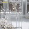 2pcs Wedding Decoration Centerpiece Candelabra Clear Candle Holder Acrylic Candlesticks for Weddings Event Party