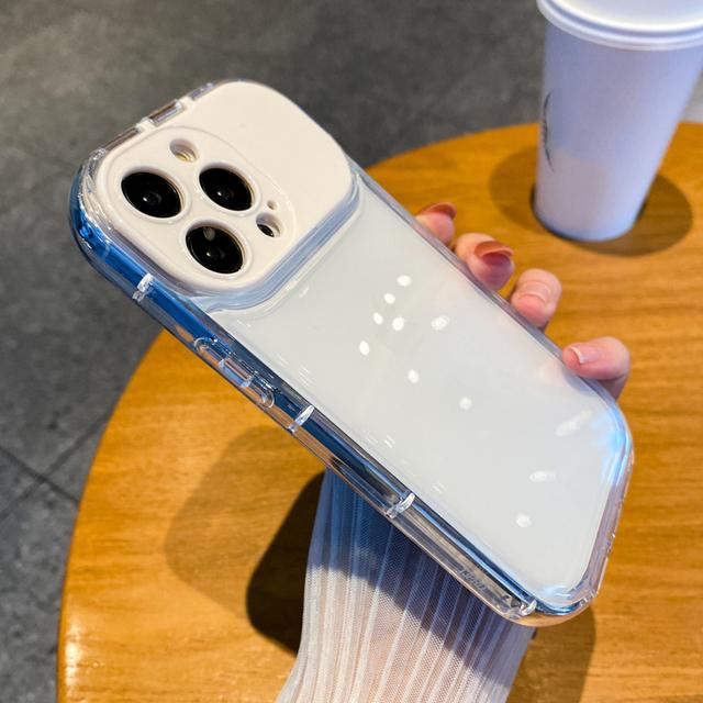 

Зеркало для макияжа, защитный чехол для камеры, чехол для телефона Iphone 14 Plus 11 12 13 Pro Max Xs Xr ярких цветов, силиконовый прозрачный чехол For iPhone 14 Pro