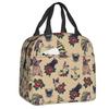 Cute Frenchie Dog Lover Resuable Lunch Box for Women Leakproof French Bulldog Cooler Thermal Food Insulated Lunch Bag School