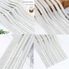 6 Rolls Resin Pearl Rhinestone Ribbon, Self Adhesive Crystal Ribbon Stickers Crystal Pearl Strips Diamond Ribbon for DIY Decors