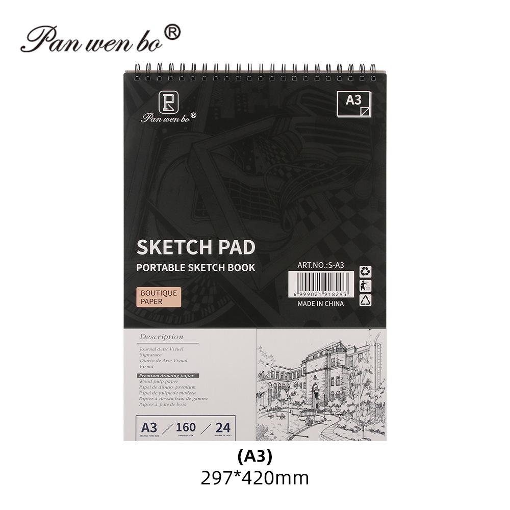 Acrylic Paper Pad for Art Students - A3/A4/A5 Sketchbook for Drawing, Watercolor, and Oil Painting