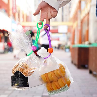 Sealing Clamp Adjustable Silicone Straps Snacks Meals Pantry Organization Bag Clips Reusable Kitchen Storage Solution