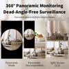 V380pro Wireless 360° Fisheye Panoramic Bulb Camera with E27 Base