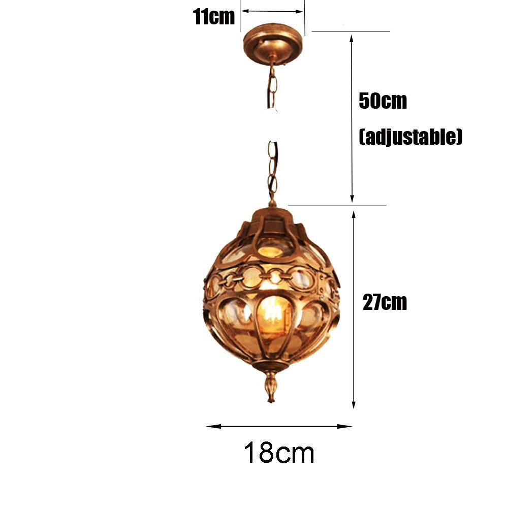 

Наружный подвесной светильник в стиле ретро для балкона, светильник для украшения ресторана отеля, виллы, дверного проема, винтажного крыльца, стиль E27 No E27 bulbs бронзовый