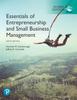 The Essentials of Entrepreneurship and Small Business Management, Global Edition Book