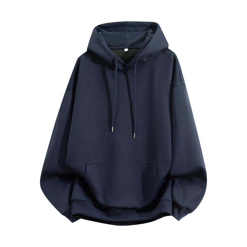 Classic Hooded Sweatshirt for Men Loose Fit Casual Spring Autumn Top
