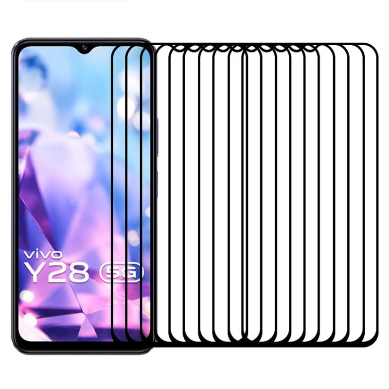 

RURIHAI 10Pcs For vivo Y28 5G Full Screen Protector 0.26mm Secondary Hardening Type A