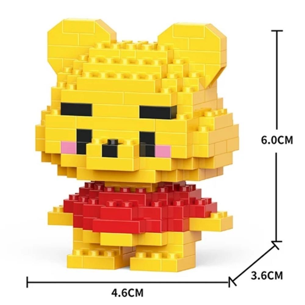 Disney Anime Princess Building Blocks Stitch Mickey Mouse mini Action toy Figures Blocks Toys Bricks Assemble Toys Kids Gifts