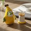 Cartoon Banana Dinosaur Toothpick Holder Cute Cotton Swab Tube  Household Use