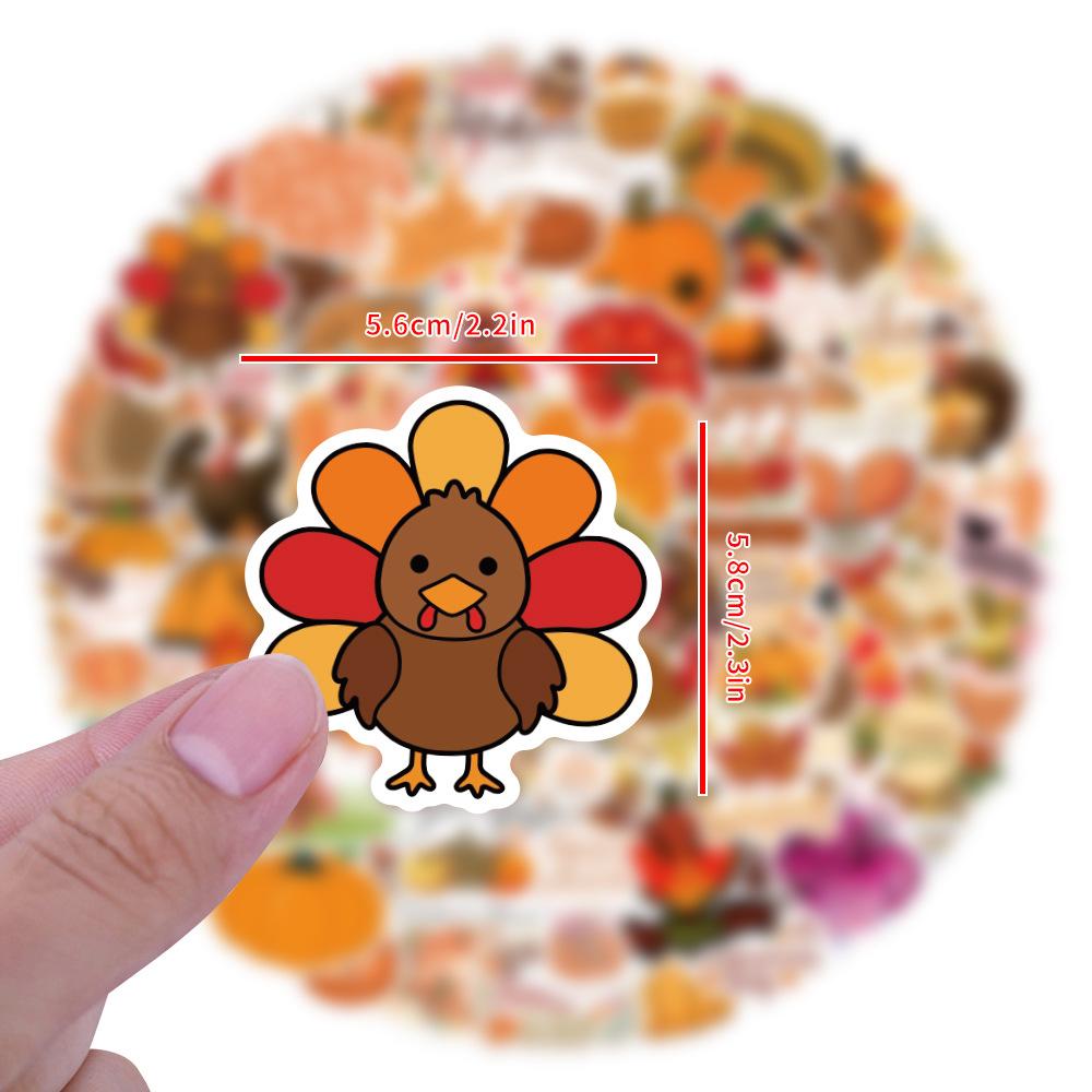 110 Cartoon Thanksgiving Easter DIY Graffiti Stickers Computer Mobile Suitcase Scooter Stickers