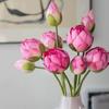 High-End Artificial Lotus Flower and Seed Pod Ornament for Living Room or Buddhist Hall Decor