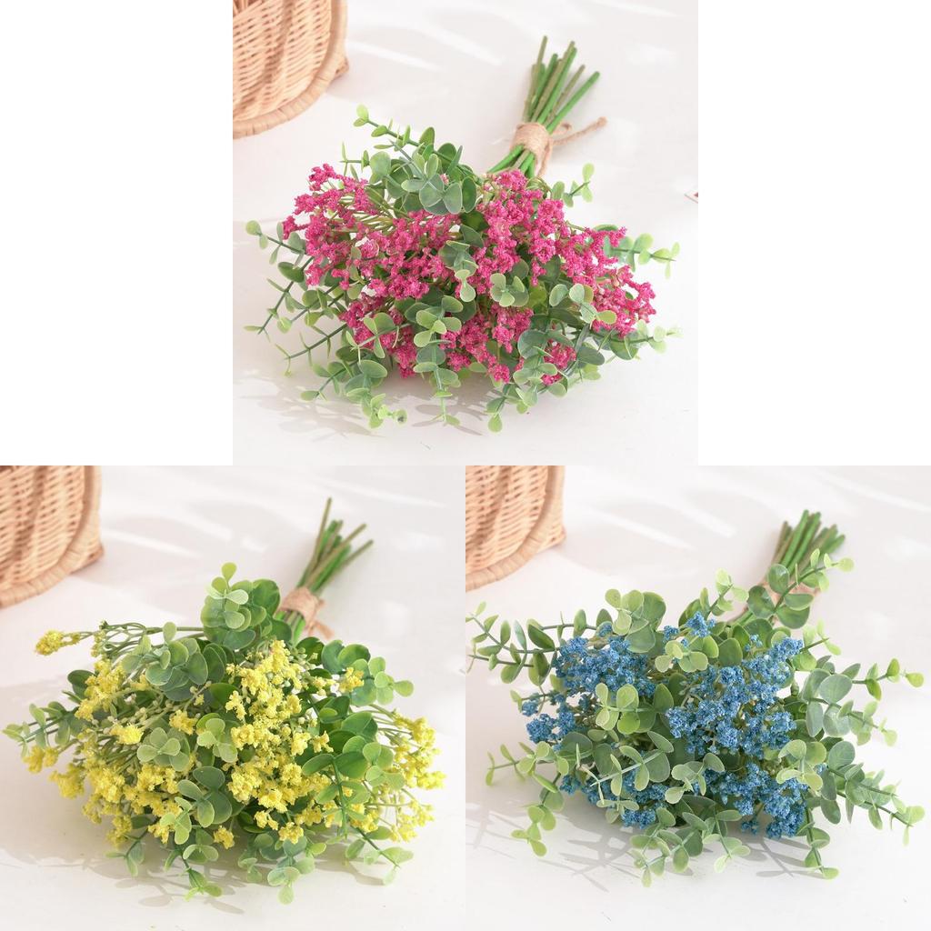Fake Green Plant Artificial Eucalyptus With Full Sky Star Home Decor For Living Room Display