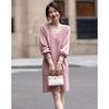 Demana Cloud-Soft V-Neck Knitted Dress