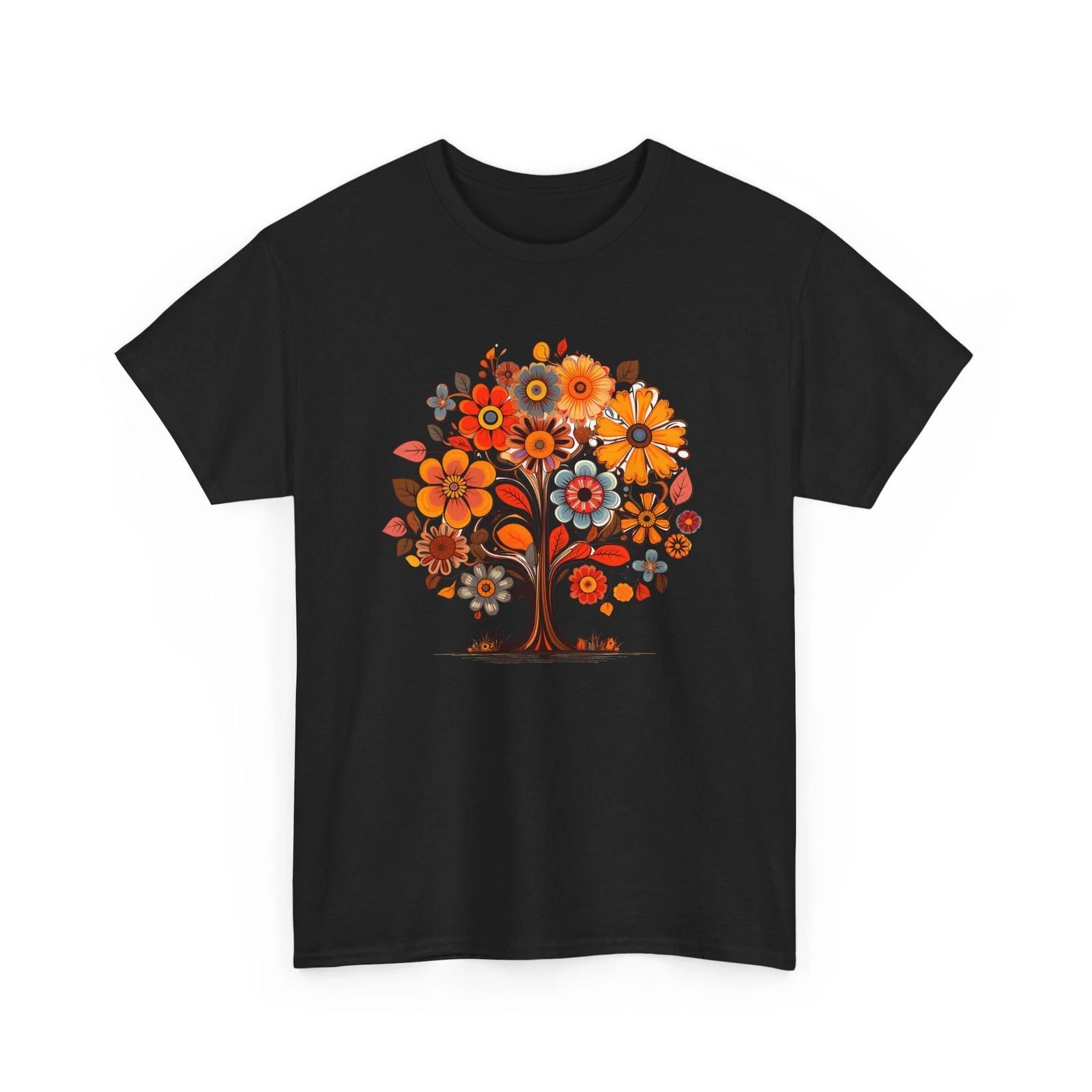 Fall Aesthetic T-Shirt | Autumn Leaves Pumpkin Spice | Autumn Equinox Tree S