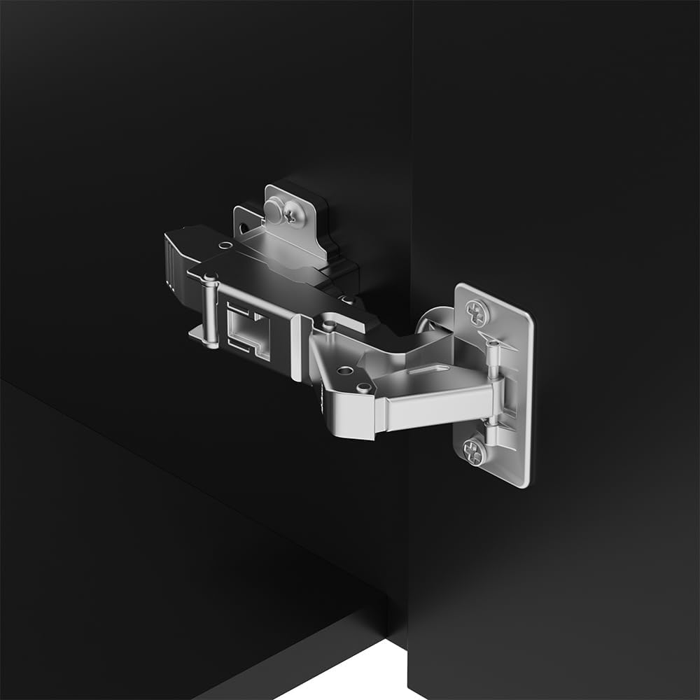 Wall-Mounted Bathroom Cabinet with Sink, Faucet and Lamella Countertop Negri