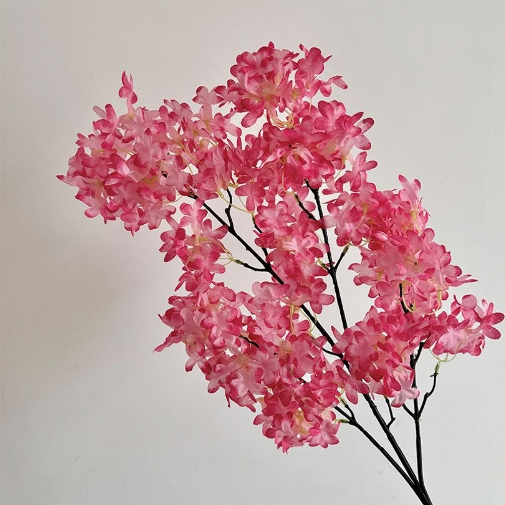 Silk Artificial Lilac Flower Decorative Fake Blossom Bouquet New Artificial Faux Plants  Home Decor