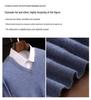 Men's V-Neck Loose Cashmere Knit Sweater - Autumn/Winter Base Layer