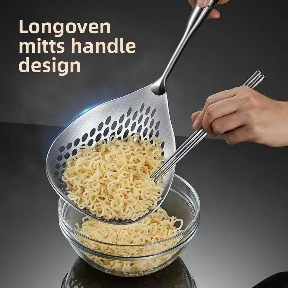 Durable Food Strainer Spoon Stainless Steel Drain Spoon New Kitchen Strainer  Kitchen Use